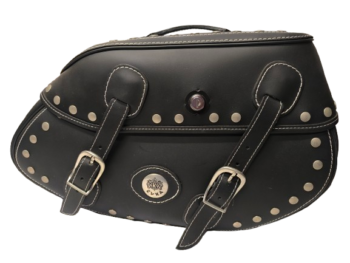 SB 04 "Buffalo " biała nic , nity, zamek ,emblemat